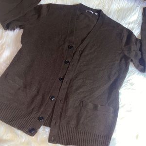 🚨SOLD‼️ Brown “Uniqlo” cardigan